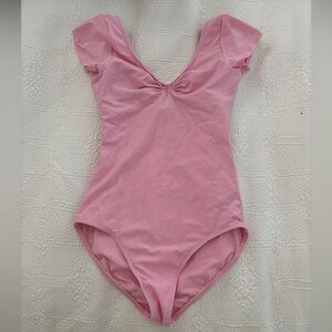 Wear moi bubble gum pink cap sleeve leo